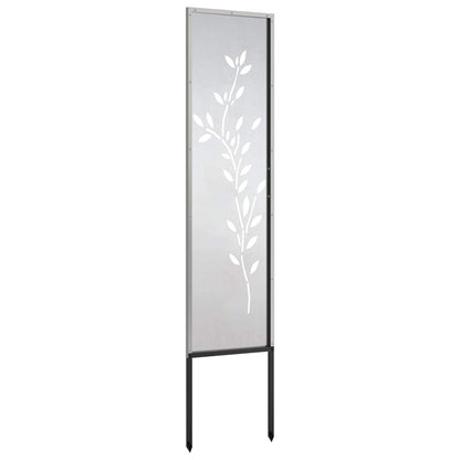 Schermo per privacy in giardino Floreale Argento 32 x 140 cm