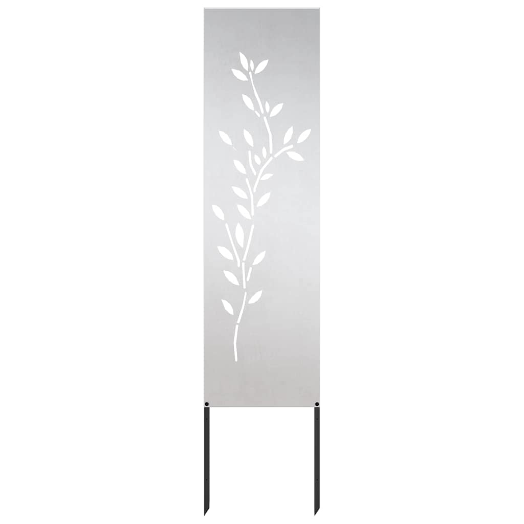 Schermo per privacy in giardino Floreale Argento 32 x 140 cm