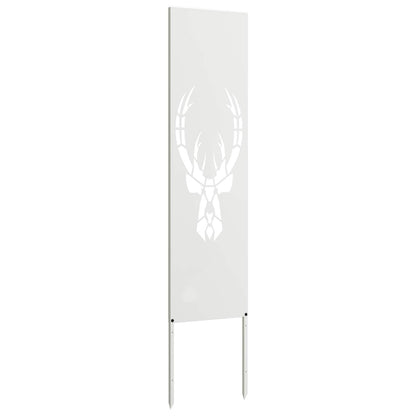 Schermo per privacy in giardino Bianco 32 x 140 cm | homemem39