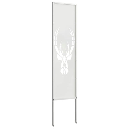 Schermo per privacy in giardino Bianco 32 x 140 cm | homemem39