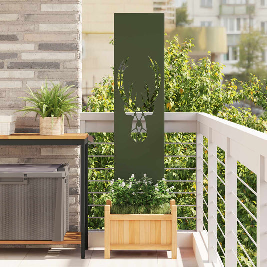 Schermo per privacy in giardino Oliver verde 32 x 140 cm | homemem39