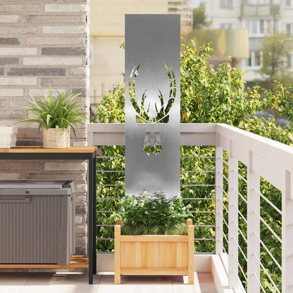 Schermo per privacy in giardino Argento 32 x 140 cm | homemem39