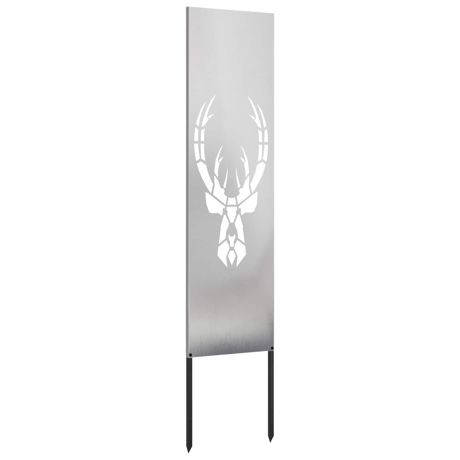 Schermo per privacy in giardino Argento 32 x 140 cm | homemem39