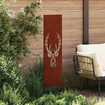 Schermo per privacy in giardino Ruggine 32 x 140 cm