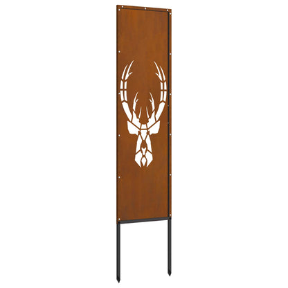 Schermo per privacy in giardino Ruggine 32 x 140 cm