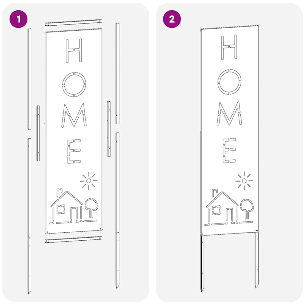 Schermo per privacy in giardino Traforo Nero 32 x 140 cm