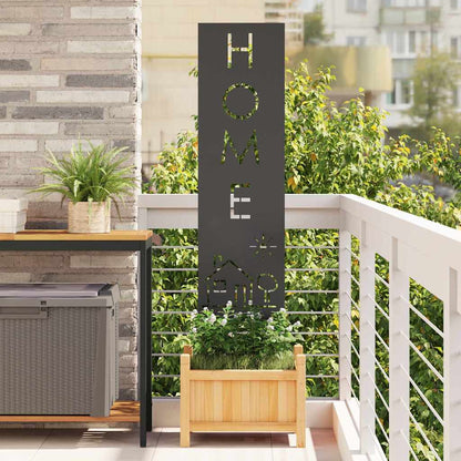 Schermo per privacy in giardino Traforo Nero 32 x 140 cm