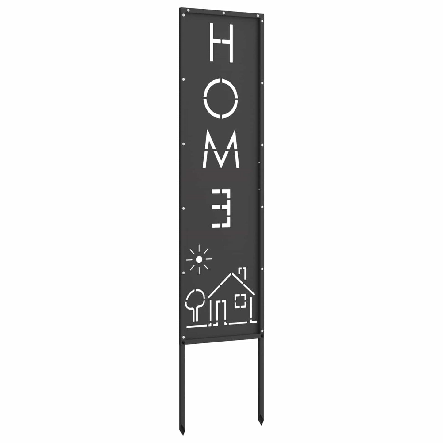 Schermo per privacy in giardino Traforo Nero 32 x 140 cm