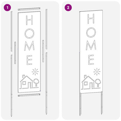 Schermo per privacy in giardino Traforo Bianco 32 x 140 cm