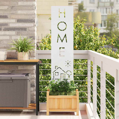 Schermo per privacy in giardino Traforo Bianco 32 x 140 cm