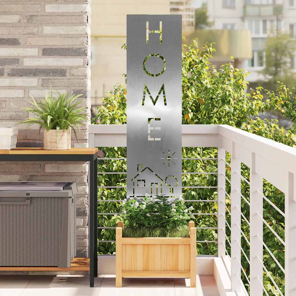 Schermo per privacy in giardino Traforo Argento 32 x 140 cm