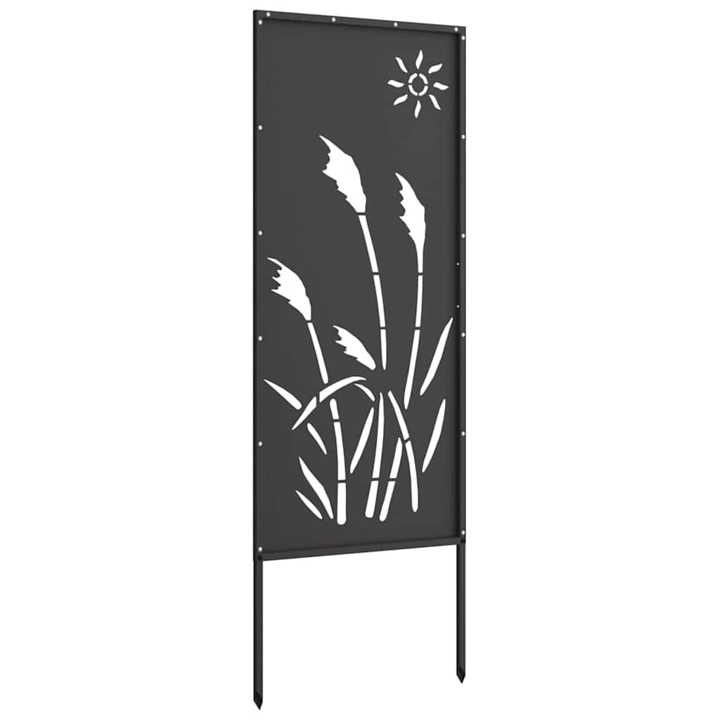 Schermo per privacy in giardino Traforo Nero 50 x 140 cm