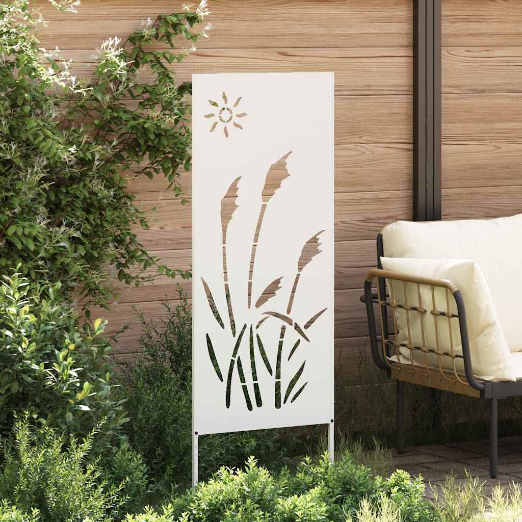 Schermo per privacy in giardino Traforo Bianco 50 x 140 cm