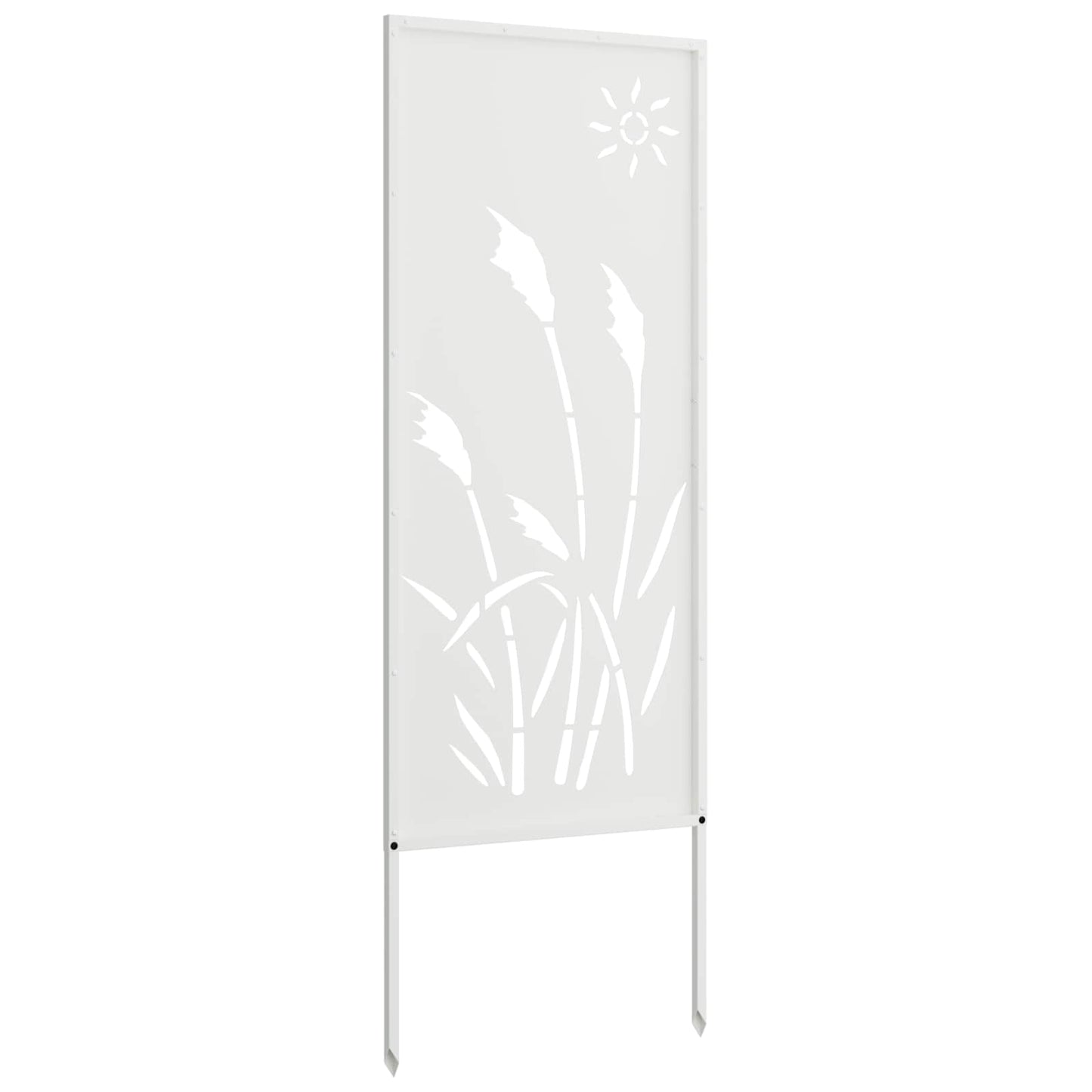 Schermo per privacy in giardino Traforo Bianco 50 x 140 cm