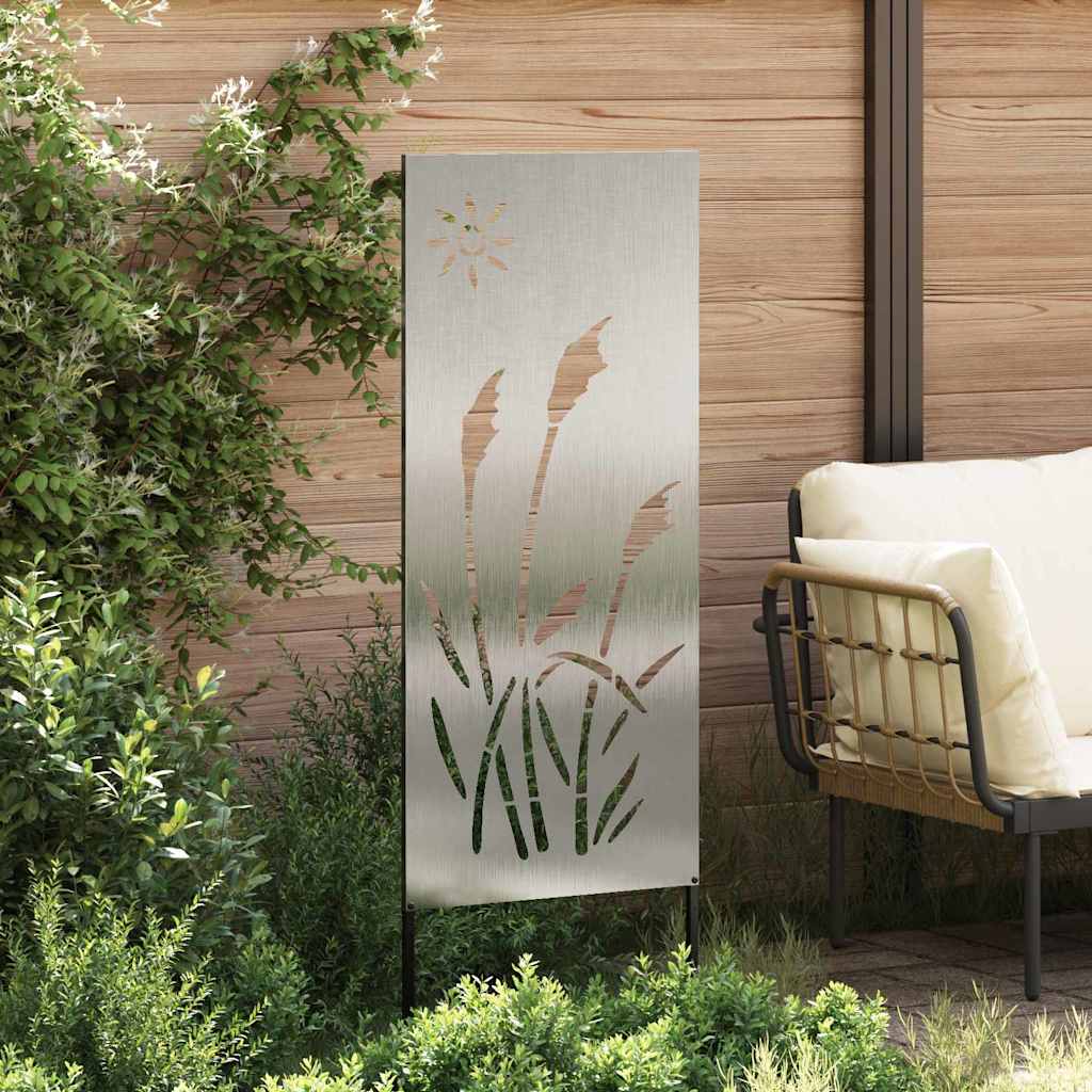 Schermo per privacy in giardino Traforo Argento 50 x 140 cm