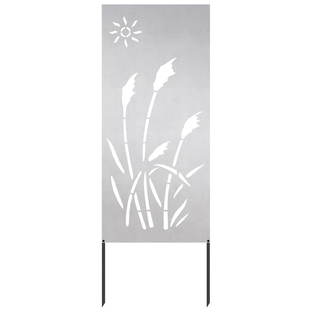 Schermo per privacy in giardino Traforo Argento 50 x 140 cm