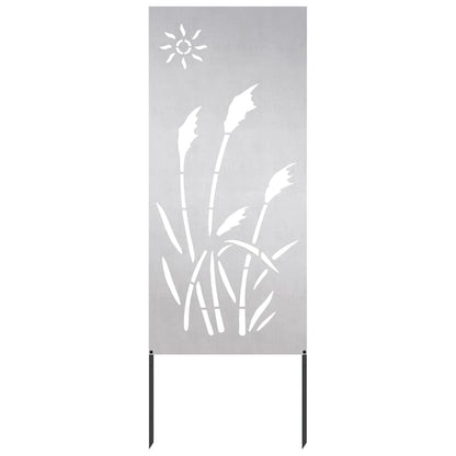 Schermo per privacy in giardino Traforo Argento 50 x 140 cm