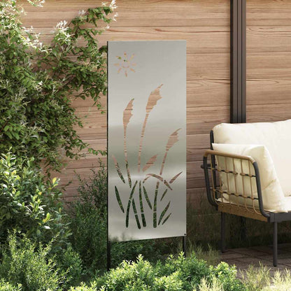 Schermo per privacy in giardino Traforo Argento 50 x 140 cm