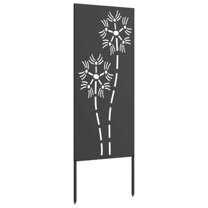 Schermo per privacy in giardino Traforo Nero 50 x 140 cm