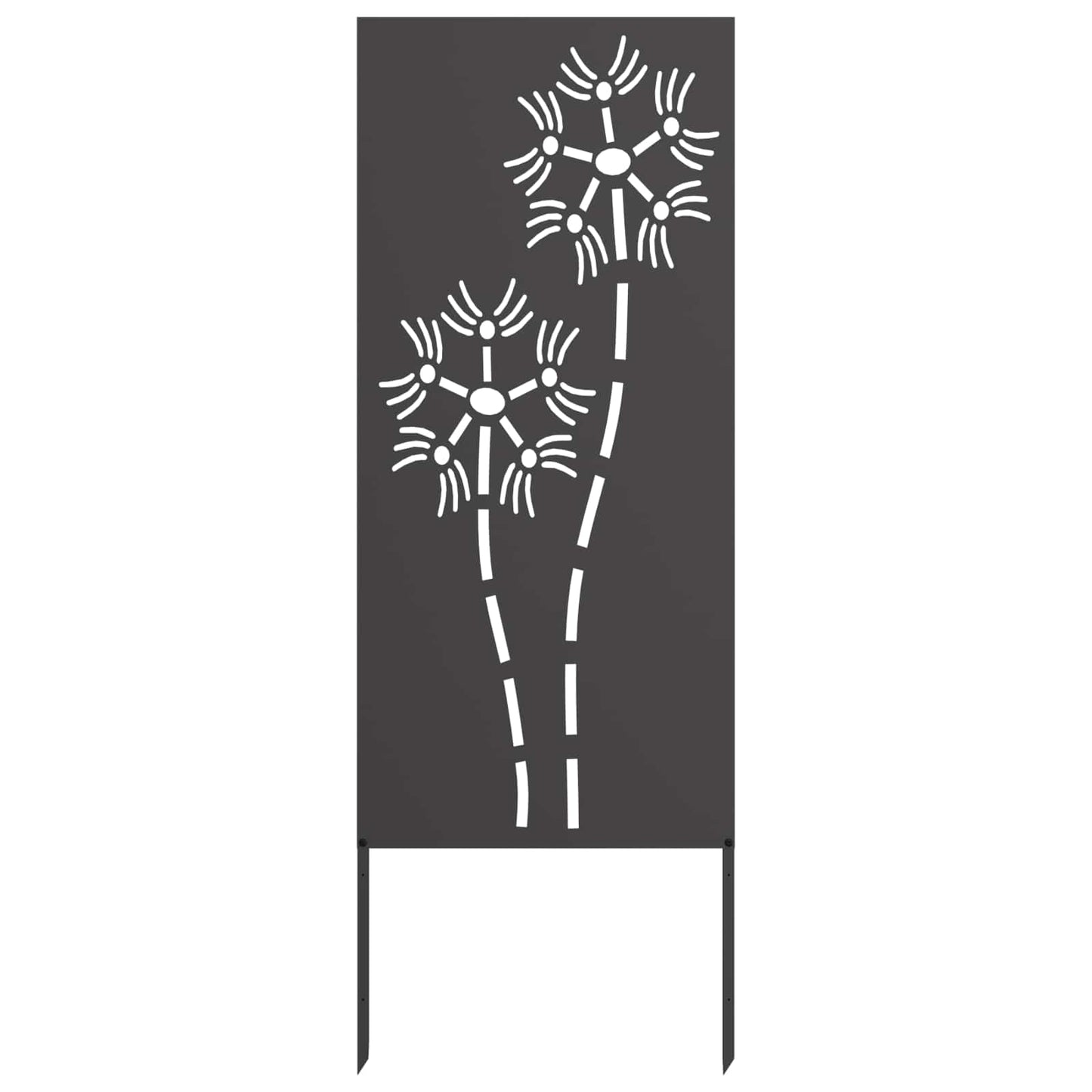 Schermo per privacy in giardino Traforo Nero 50 x 140 cm