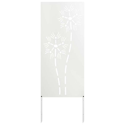 Schermo per privacy in giardino Traforo Bianco 50 x 140 cm