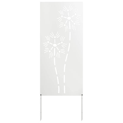 Schermo per privacy in giardino Traforo Bianco 50 x 140 cm