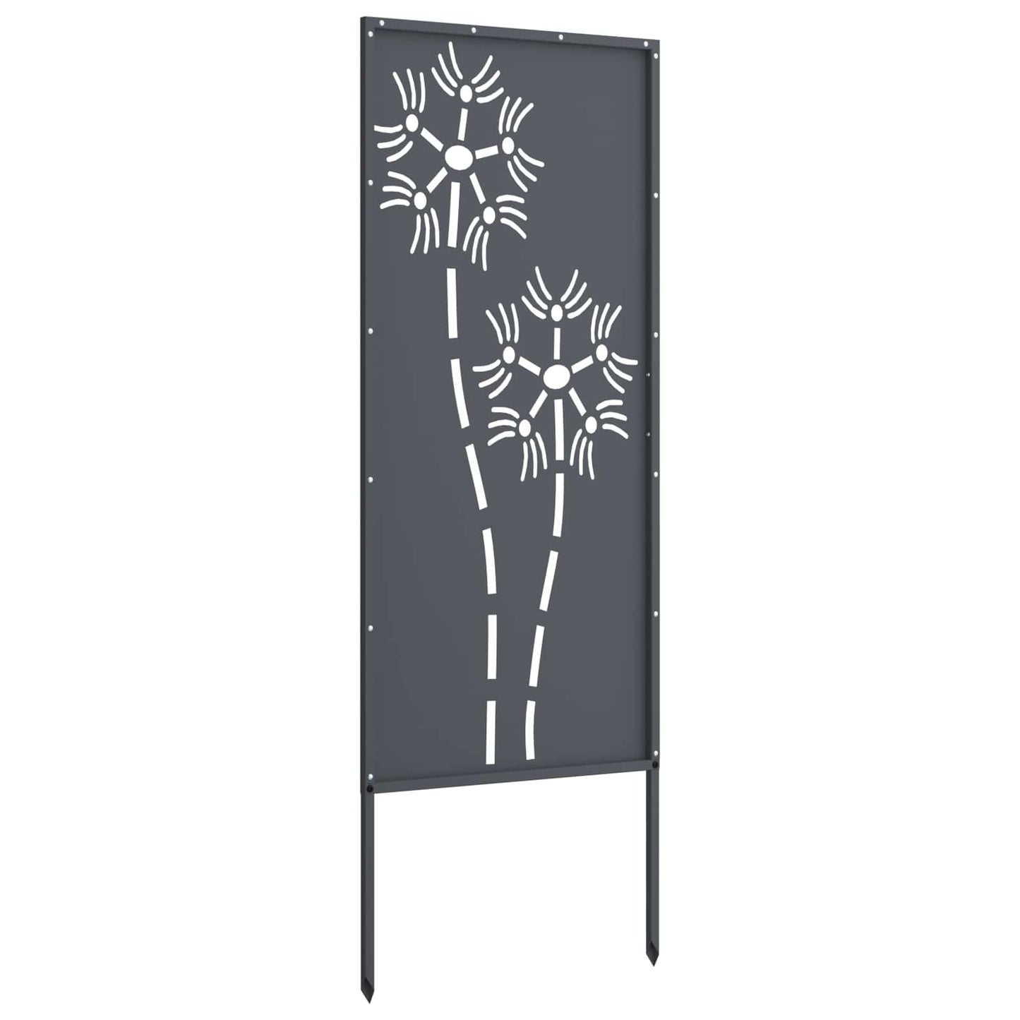 Schermo per privacy in giardino Traforo Antracite 50 x 140 cm | homemem39