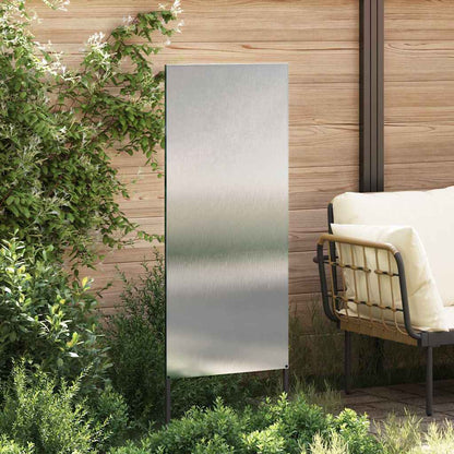 Schermo per privacy in giardino Traforo Argento 50 x 140 cm