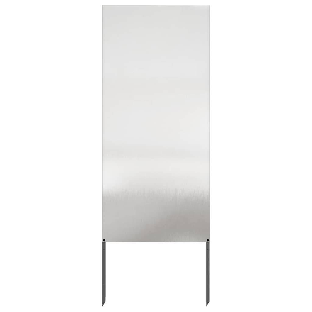 Schermo per privacy in giardino Traforo Argento 50 x 140 cm