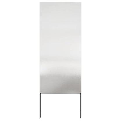 Schermo per privacy in giardino Traforo Argento 50 x 140 cm