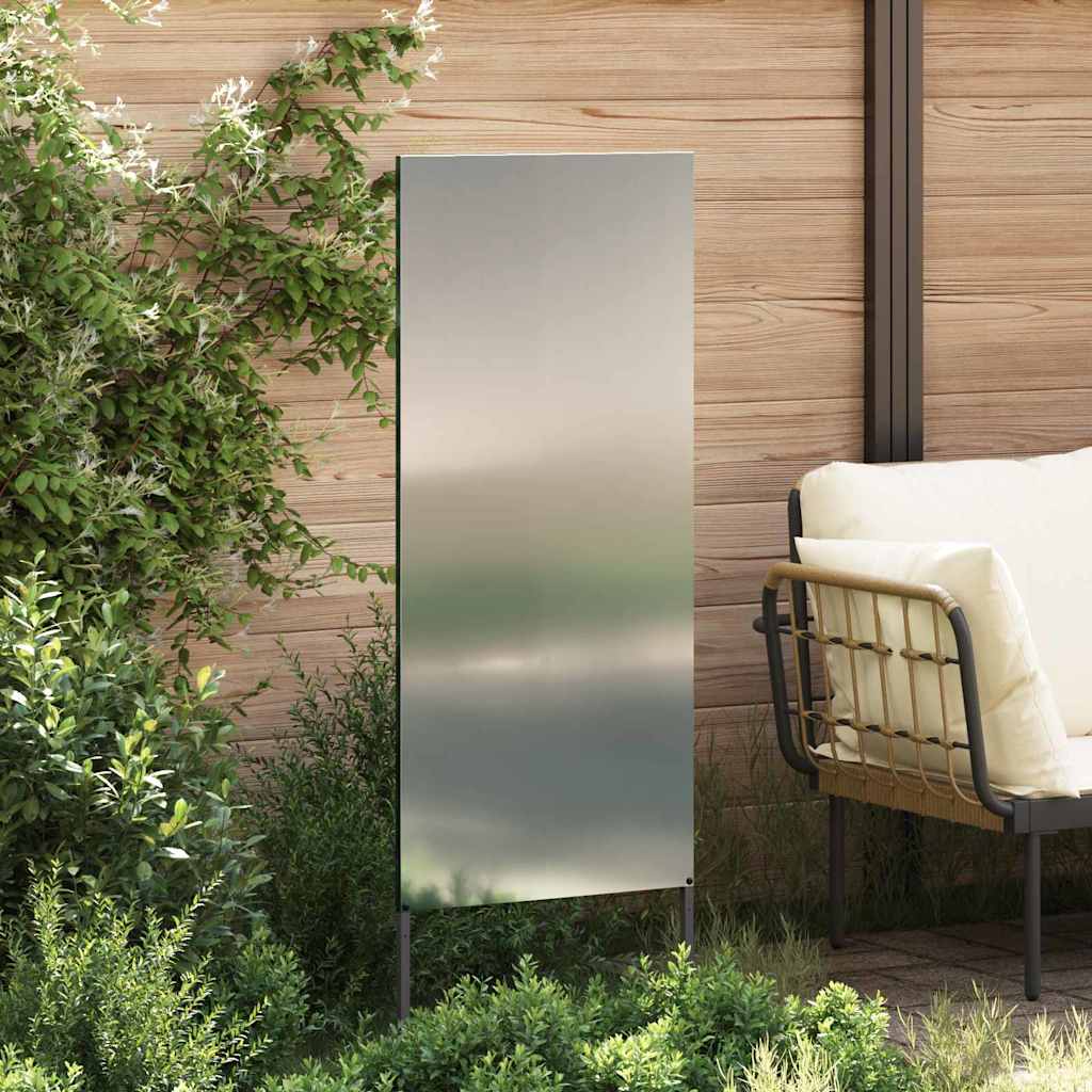 Schermo per privacy in giardino Traforo Argento 50 x 140 cm