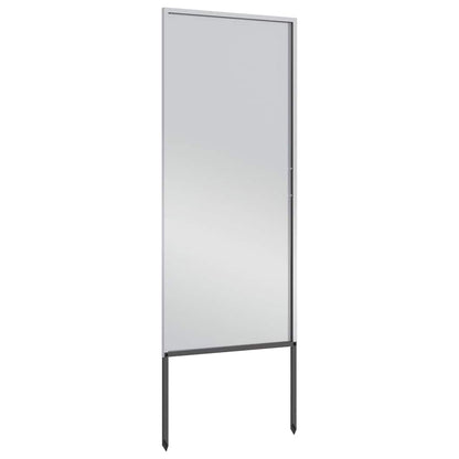 Schermo per privacy in giardino Traforo Argento 50 x 140 cm