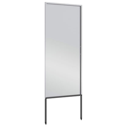 Schermo per privacy in giardino Traforo Argento 50 x 140 cm