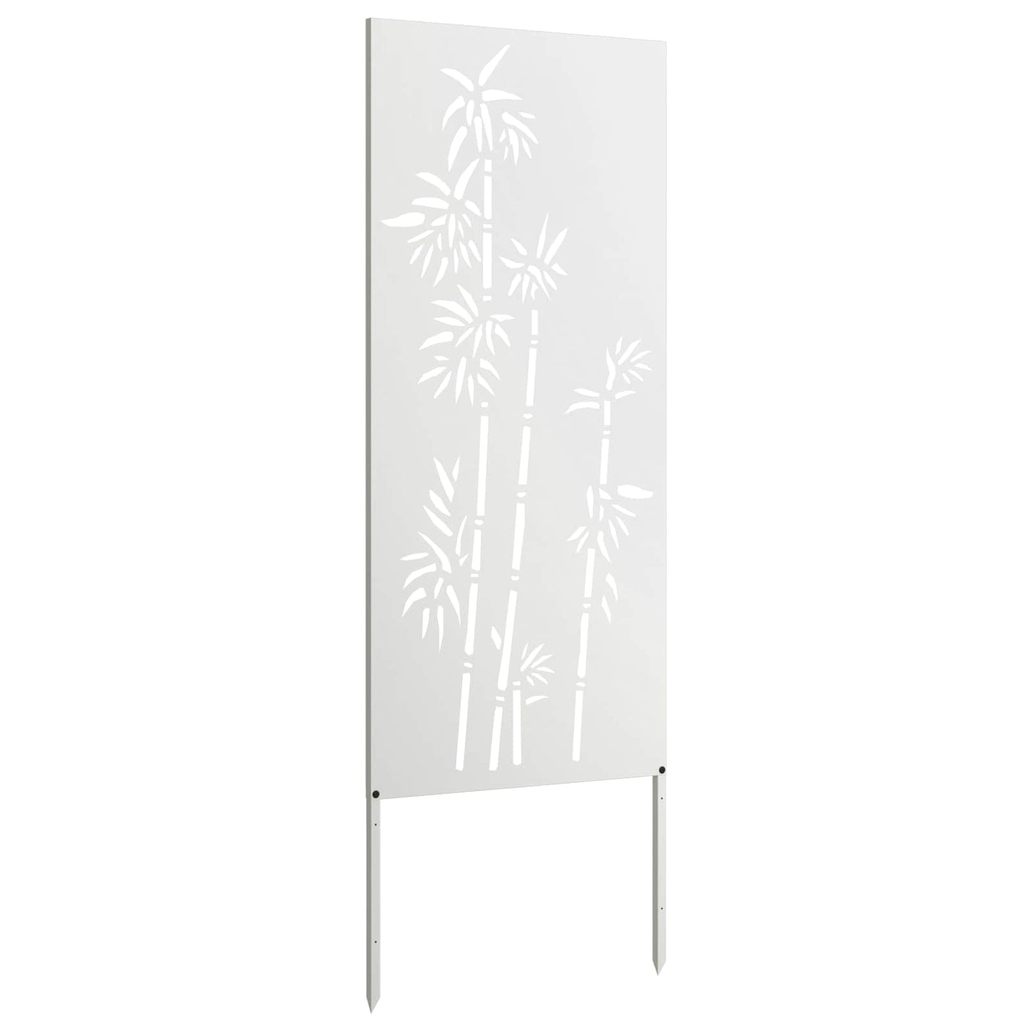 Schermo per privacy in giardino Floreale Bianco 50 x 140 cm