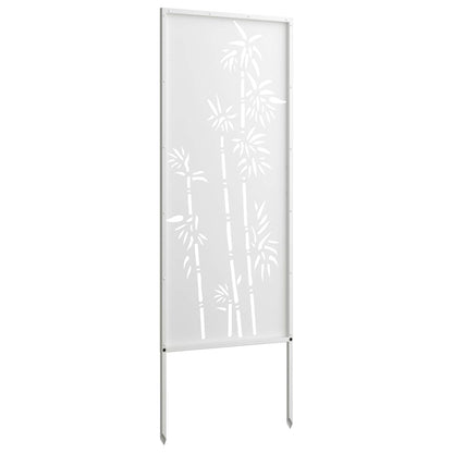 Schermo per privacy in giardino Floreale Bianco 50 x 140 cm