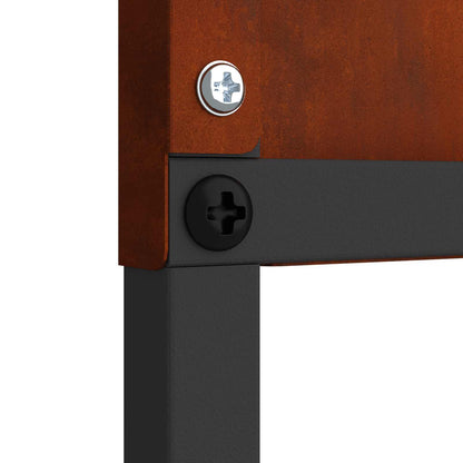 Schermo per privacy in giardino Floreale Ruggine 50 x 140 cm