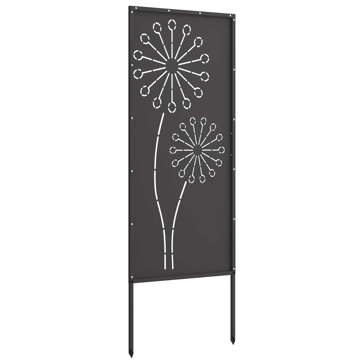 Schermo per privacy in giardino Traforo Nero 50 x 140 cm | homemem39