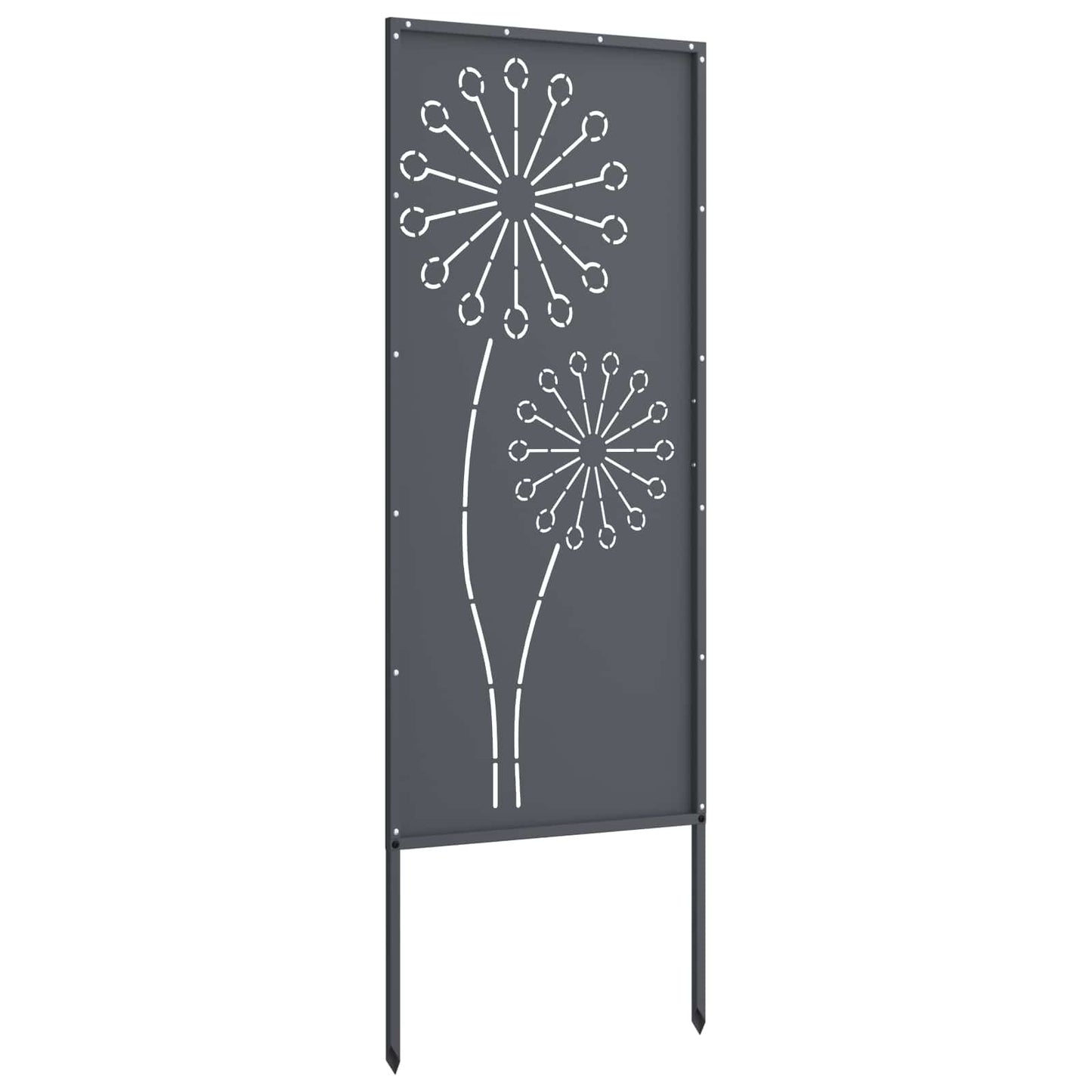 Schermo per privacy in giardino Traforo Antracite 50 x 140 cm | homemem39