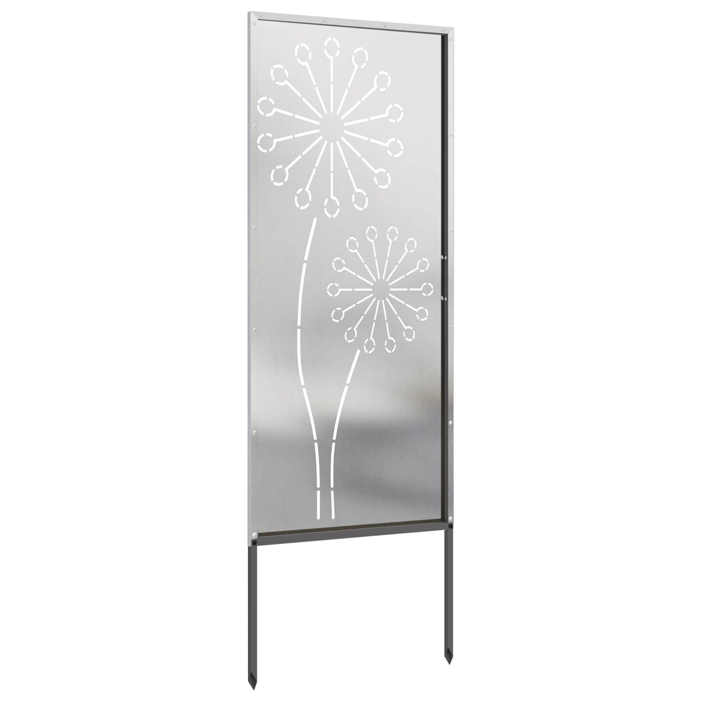 Schermo per privacy in giardino Traforo Argento 50 x 140 cm | homemem39