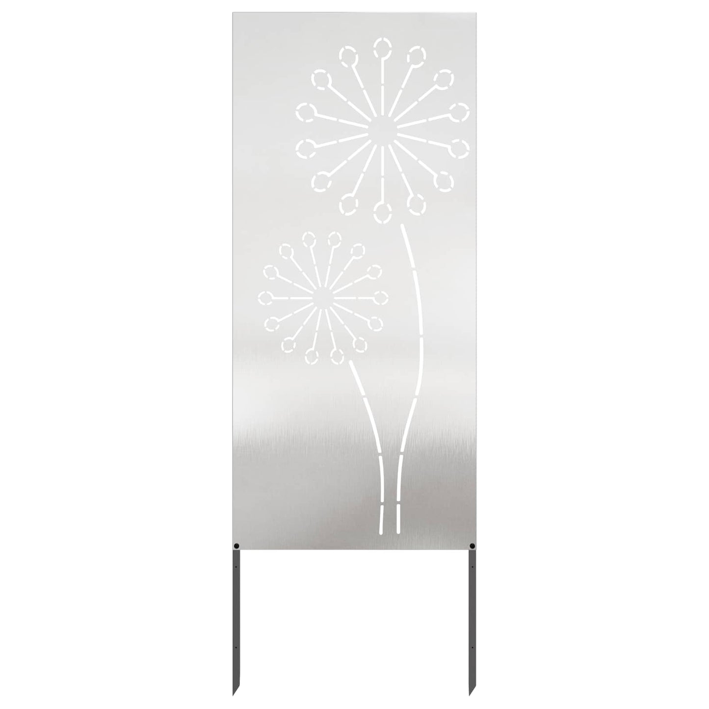 Schermo per privacy in giardino Traforo Argento 50 x 140 cm | homemem39