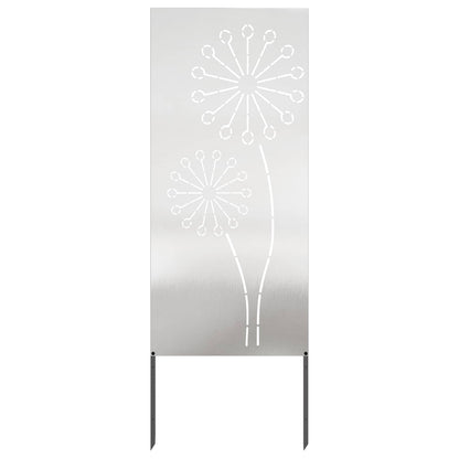 Schermo per privacy in giardino Traforo Argento 50 x 140 cm | homemem39