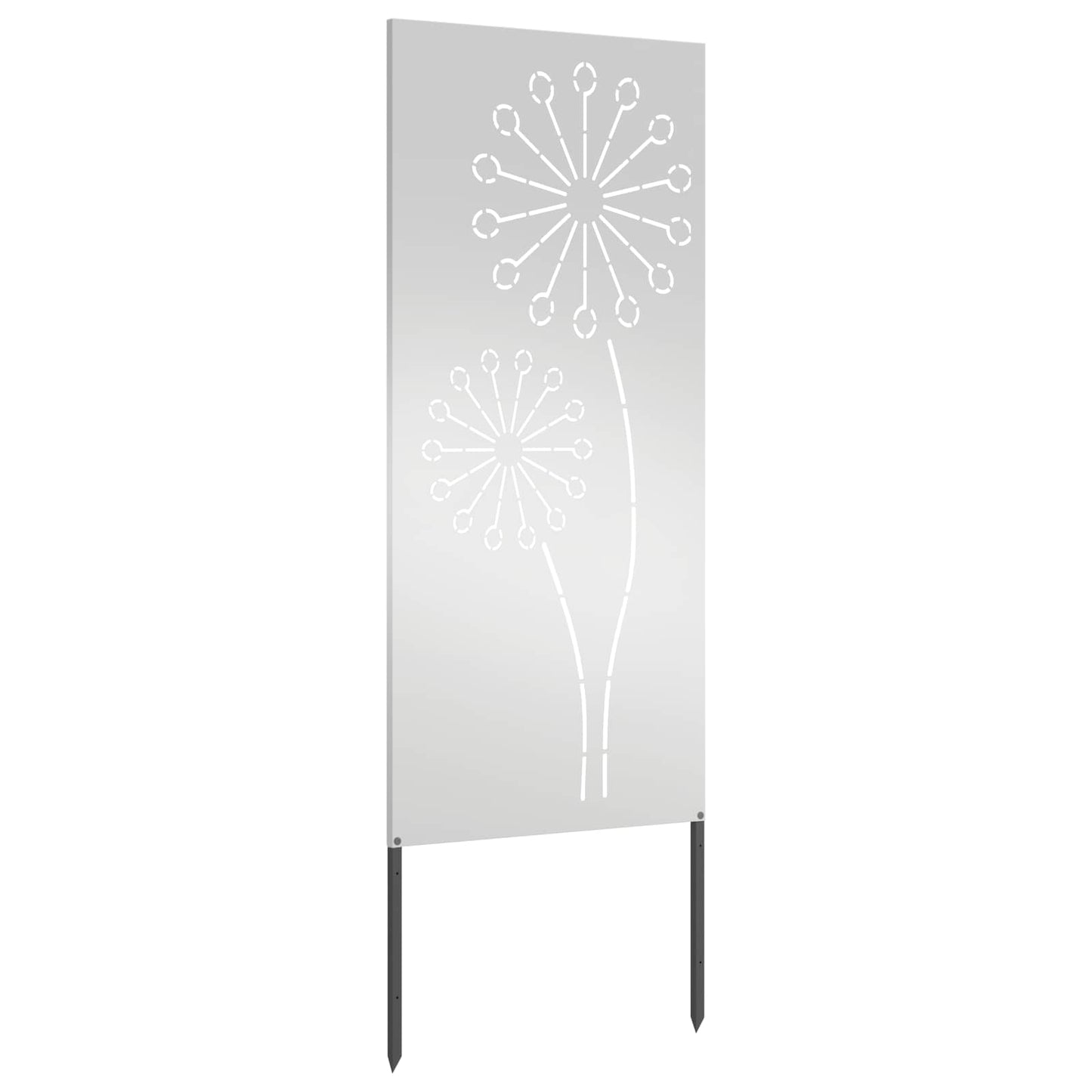 Schermo per privacy in giardino Traforo Argento 50 x 140 cm | homemem39