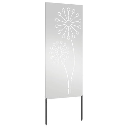 Schermo per privacy in giardino Traforo Argento 50 x 140 cm | homemem39