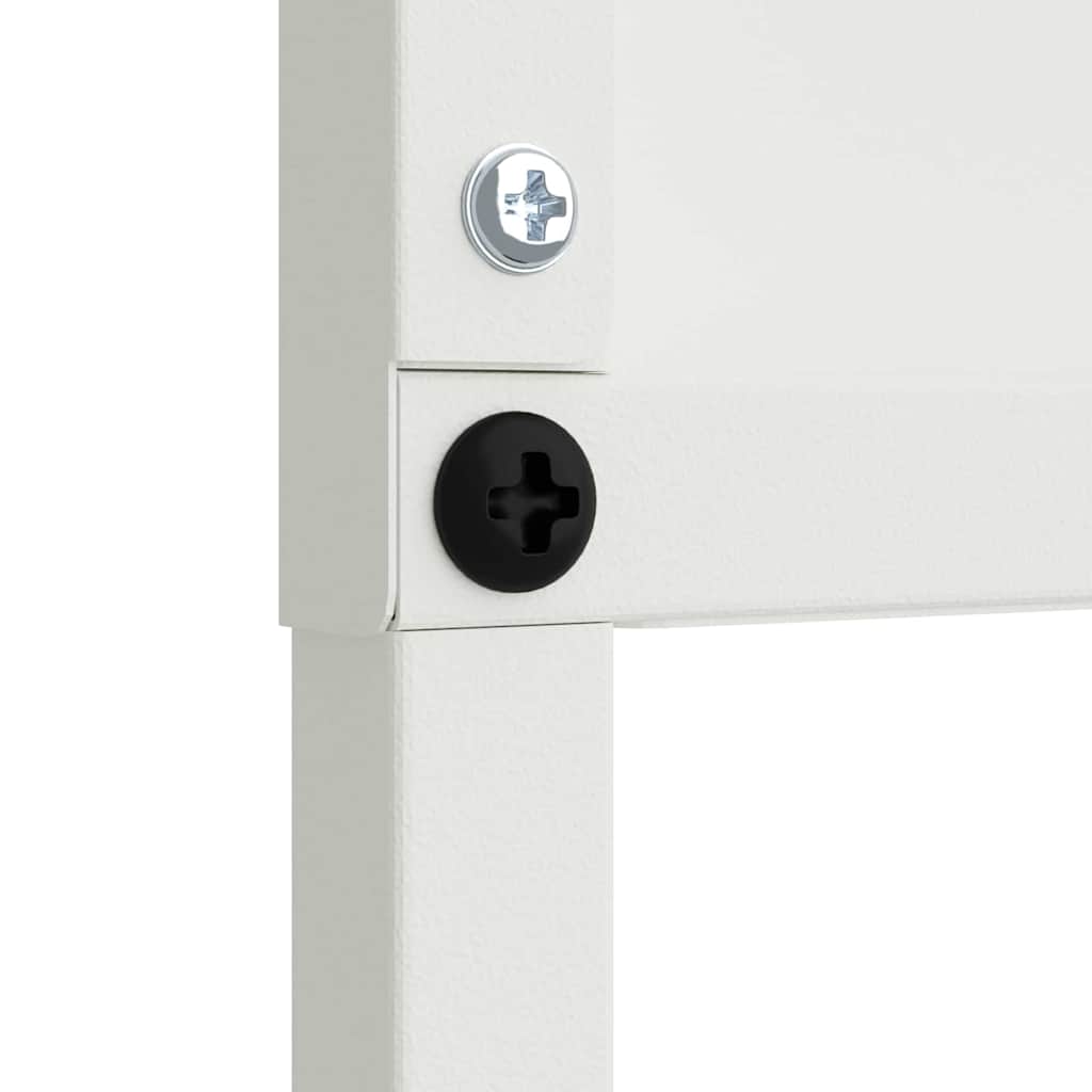 Schermo per privacy in giardino Floreale Bianco 50 x 140 cm