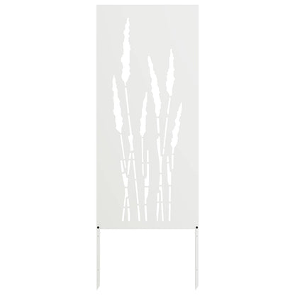 Schermo per privacy in giardino Floreale Bianco 50 x 140 cm