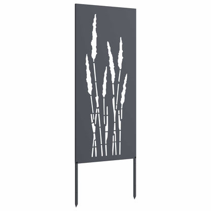 Schermo per privacy in giardino Floreale Antracite 50 x 140 cm | homemem39