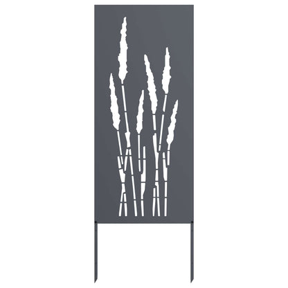 Schermo per privacy in giardino Floreale Antracite 50 x 140 cm | homemem39