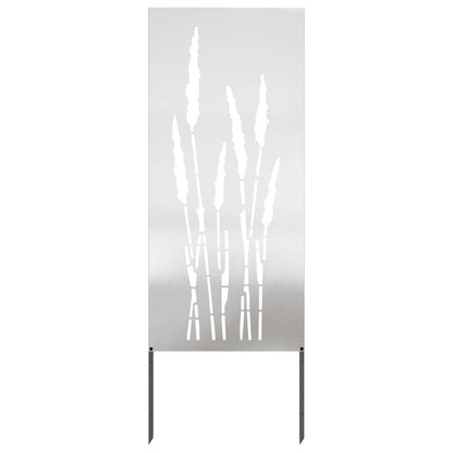 Schermo per privacy in giardino Floreale Argento 50 x 140 cm | homemem39