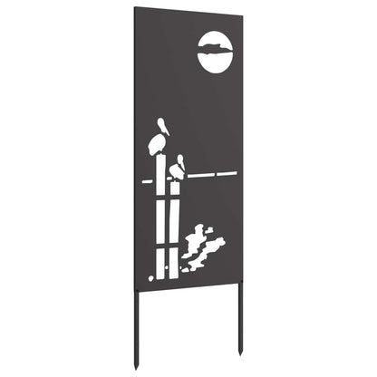 Schermo per privacy in giardino Traforo Nero 50 x 140 cm