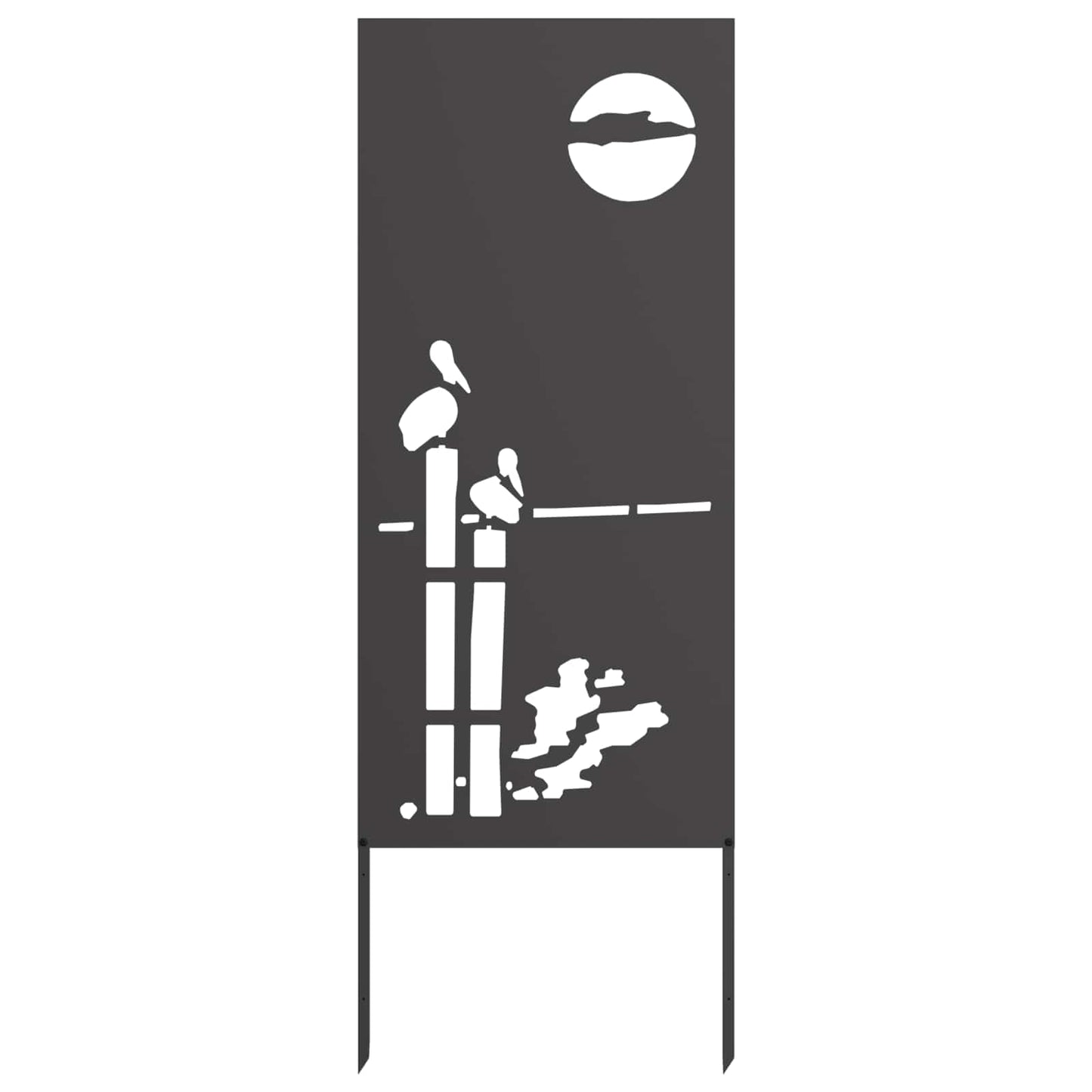 Schermo per privacy in giardino Traforo Nero 50 x 140 cm
